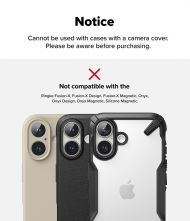 Ringke Camera Full Cover Glass 2-Pack: Ochrana fotoaparátu iPhone 16 / 16 Plus čirá