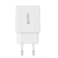 TECH-PROTECT C35W 2-portová nabíječka PD35W + USB-C/USB-C kabel, bílá