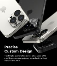 Ringke Camera Full Cover Glass 2-Pack: Ochrana fotoaparátu iPhone 16 Pro / 16 Pro Max čirá