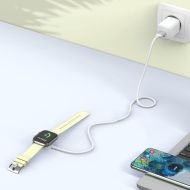 Tech-Protect Ultraboost MC02 USB-A Magnetický nabíjecí kabel Apple Watch 1m bílý