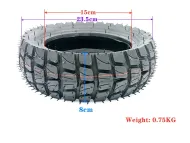 HOTA TYRE 255x80 Terénní pneumatika / plášť Zero 10X, Kugoo M4/M4 Pro, Vsett 10+