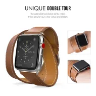 Kožený řemínek Double Tour pro Apple Watch Series 3/2/1 (38mm)