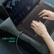 Prémiový kabel Spigen ArcWire PB2203 USB-C PD240W 40Gbps 120cm černý