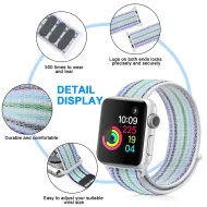 Nylonový řemínek NYLON STRIPES pro Apple Watch Series 10 (46mm)