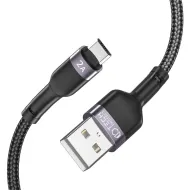 TECH-PROTECT ULTRABOOST Kabel USB-A / micro USB 2,4A 200cm černý