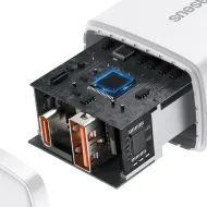 Nabíječka Baseus CCXJ-B02 2-PORT PD20W/QC3.0 bílá