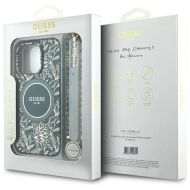 GUESS Flowers Allover Electro Pearl Strap MagSafe iPhone 16 Pro Max