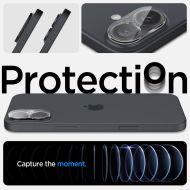 Spigen GLAStR OPTIK 2-Pack: Ochrana fotoaparátu iPhone 16 Plus / 16 crystal clear