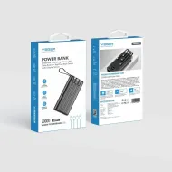 Powerbanka Veger C20 20000mAh (Micro USB + USB-C + Lightning) černá