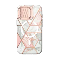 Pouzdro i-Blason Cosmo Mag iPhone 15 - Marble Pink