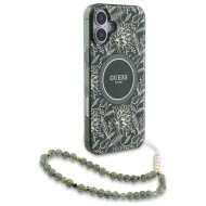 GUESS Flowers Allover Electro Pearl Strap MagSafe iPhone 16