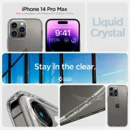 Pouzdro Spigen Liquid Crystal iPhone 14 Pro Max čiré