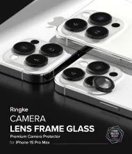 Ochrana objektivů Ringke Camera Lens Frame Glass iPhone 15 Pro černá