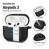 Pouzdro Tech-Protect Silicone Hook Apple AirPods 3