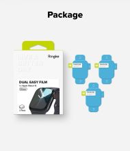 Ochranná fólie Ringke Dual Easy Film 3-Pack Apple Watch 10 (46mm) čirá