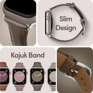 Řemínek Cyrill Kajuk Apple Watch Series 10 (42mm) Khaki