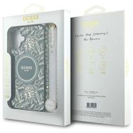 GUESS Flowers Allover Electro Pearl Strap MagSafe iPhone 16 Plus