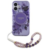 GUESS Flowers Pearl Strap MagSafe iPhone 16