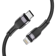 TECH-PROTECT ULTRABOOST Kabel USB-C / Lightning PD30W/3A 25cm černý