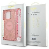 GUESS Flowers Allover Electro Pearl Strap MagSafe iPhone 16 Pro