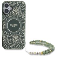 GUESS Flowers Allover Electro Pearl Strap MagSafe iPhone 16