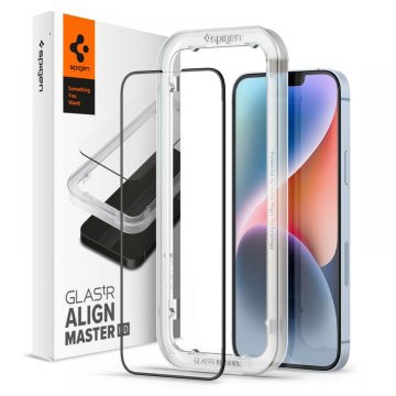 Spigen GLAStR Align Master Full Cover iPhone 16e / 14 / 13 Pro / 13