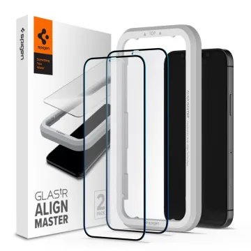 Spigen GLAStR Align Master Full Cover iPhone 12 Pro Max [2 Pack]