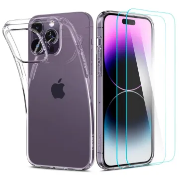 Pouzdro + 2x ochranné sklo Spigen Crystal Pack iPhone 14 Pro Max čiré