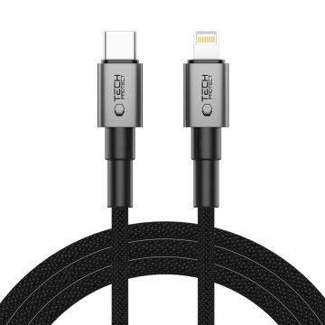 USB-C/Lightning kabel Tech-Protect UltraBoost DNA PD27W/3A 2m Iron Grey