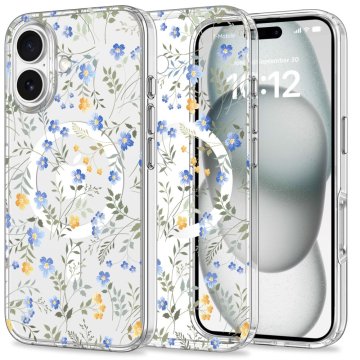 Pouzdro Tech-Protect Magmood MagSafe iPhone 16 Spring Flowers