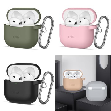 Pouzdro Tech-Protect Silicone Hook Apple AirPods 4