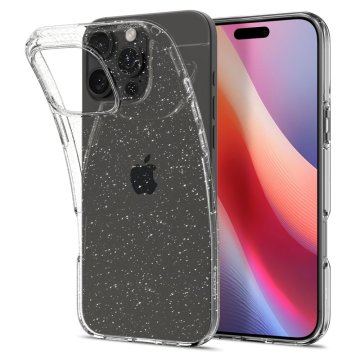 Spigen Liquid Crystal Glitter iPhone 16 Pro Max Crystal Quartz