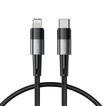 Kabel Tech-Protect UltraBoost YJ-0010 USB-C na Lightning PD20W/3A 25cm černý/šedý