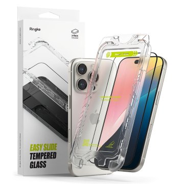 Ringke EASY SLIDE 2-Pack Ochranná tvrzená skla na iPhone 16 Pro Max