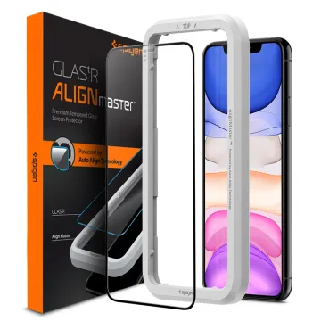 Ochranné tvrzené sklo Spigen GLAS.tR Align Master Full Cover na Apple iPhone 11 Pro Max / XS Max