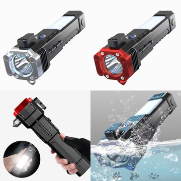 Svítilna LED TORCH LT2 RESCUE (kladivo, řezač pásů, magnet, powerbanka)