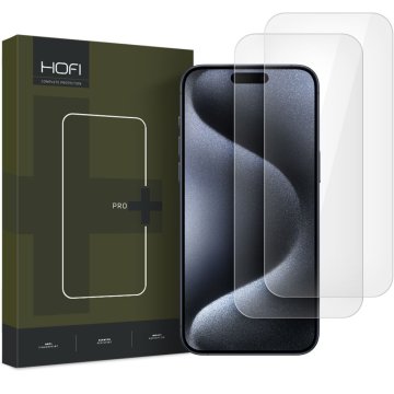 HOFI Glass Pro+ 2-Pack Tvrzené sklo na iPhone 16 Pro Max čiré