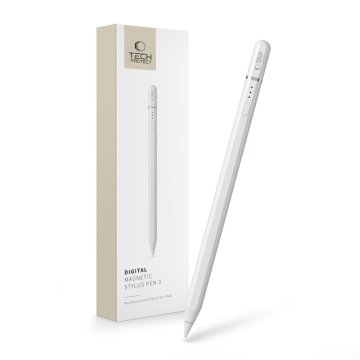 Tech-Protect Digital Magnetic Stylus Pen 3 pro Apple iPad - bílý