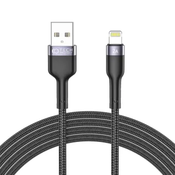 TECH-PROTECT ULTRABOOST Kabel USB-A / Lightning 2,4A 200cm černý