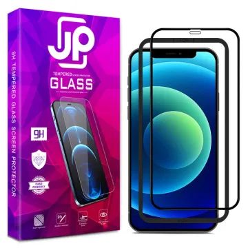 JP 3D sklo s instalačním rámečkem, iPhone 11 Pro MAX, černé