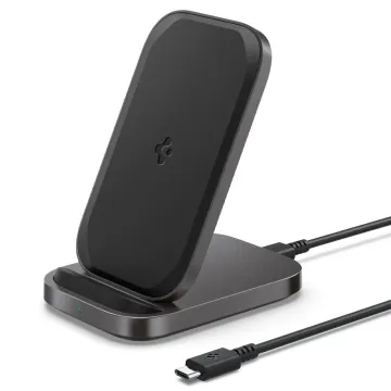 Spigen ArcField PF2102 Bezdrátová nabíječka 15W + kabel, černá