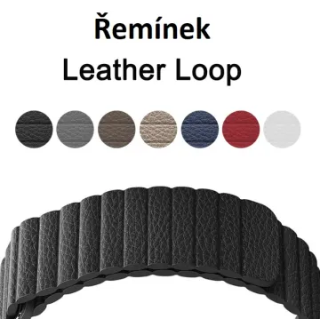 Kožený řemínek Leather Loop na Apple Watch Series 10 (42mm)