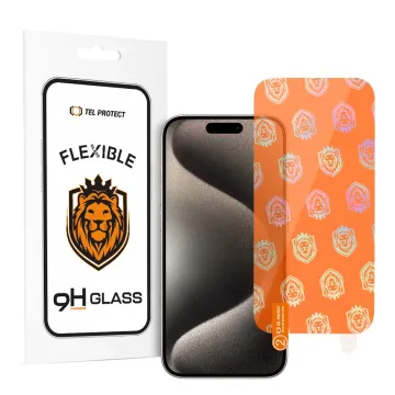 Tvrzené sklo Tel Protect Flexible Glass iPhone 15…
