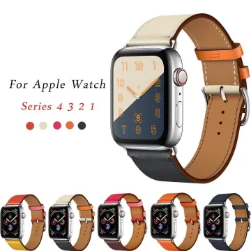 Kožený řemínek Single Tour pro Apple Watch Series 9/8/7 (45mm)