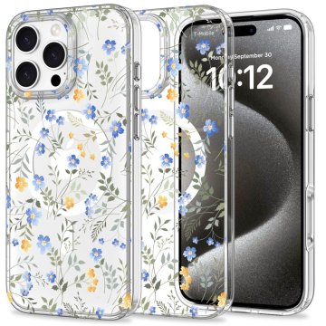 Pouzdro Tech-Protect Magmood MagSafe iPhone 16 Pro Max Spring Flowers