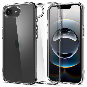 Pouzdro Spigen Ultra Hybrid na iPhone 16e - Crystal Clear