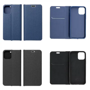 Pouzdro Forcell Luna Book Carbon iPhone 13 Pro