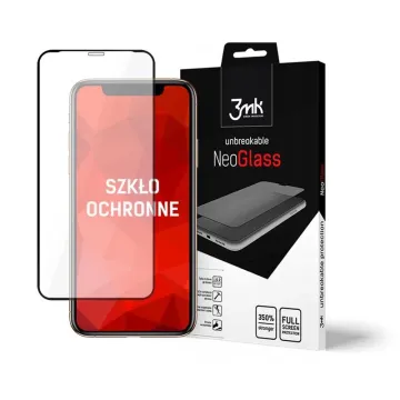 Tvrzené sklo 3mk NeoGlass na celý displej iPhone 11 Pro Max / XS Max