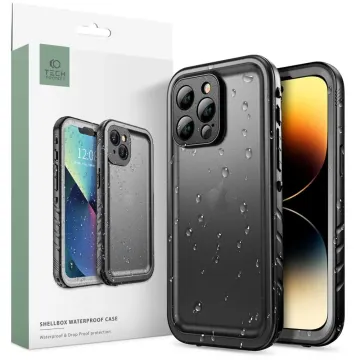 Voděodolné pouzdro Tech-Protect SHELLBOX IP68 iPhone 14 Pro černé