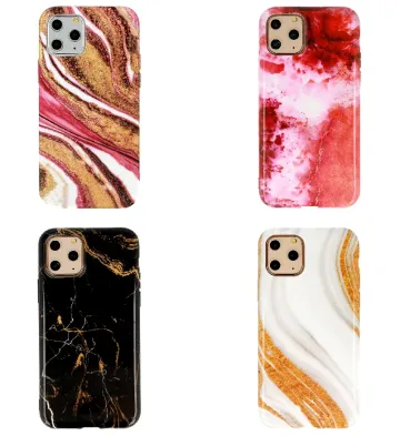 Pouzdro Vennus Marble Silicone iPhone 12 Pro/12